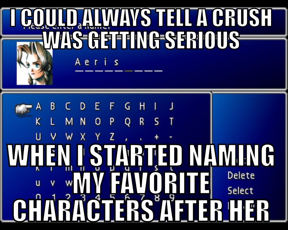 final fantasy 7 dating aeris