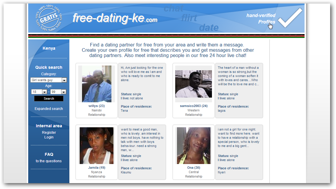 dating sites kenya 2013